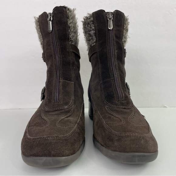Aquatalia Brown‎ Suede Winter Boots - Picture 7 of 15